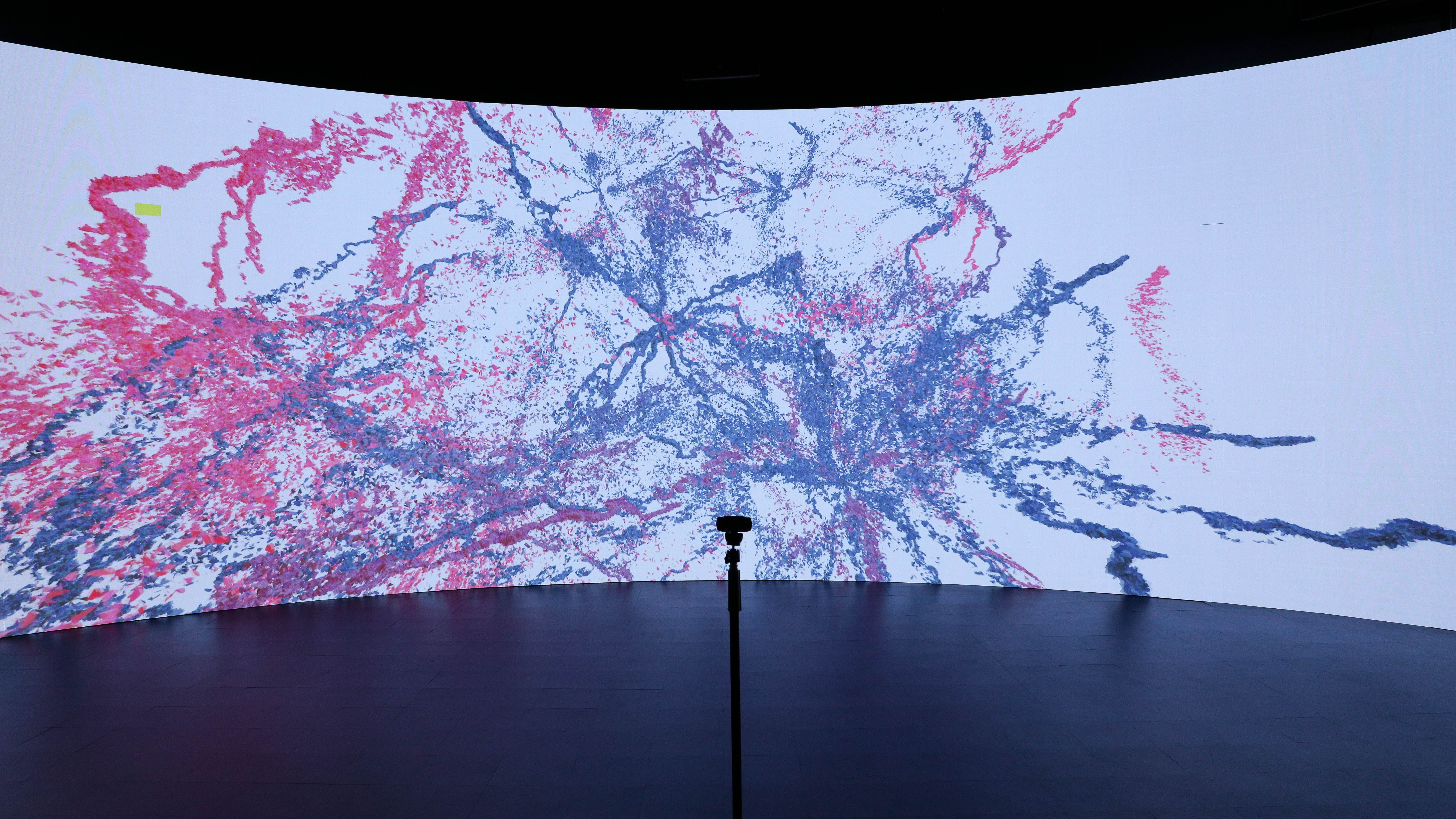 Capillary Network interactive installation at Ars Electronica 2025